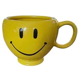 Teleflora Yellow Smiley Face Coffee Mug Happy and Fun